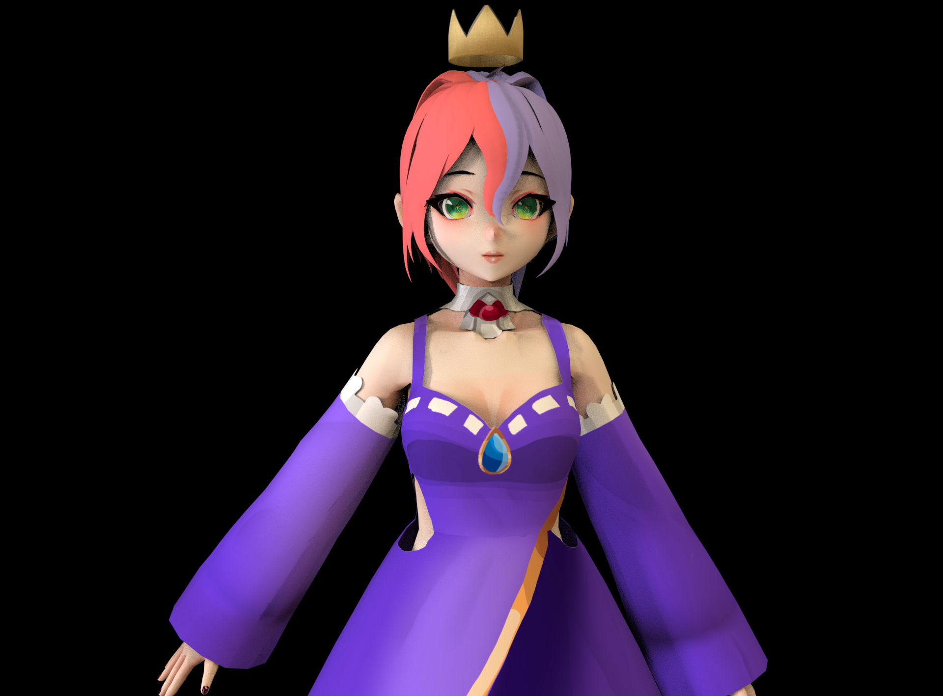 STL file ANIME CHARACTER GIRL SCULPTURE 3D PRINT MODEL・3D printable ...