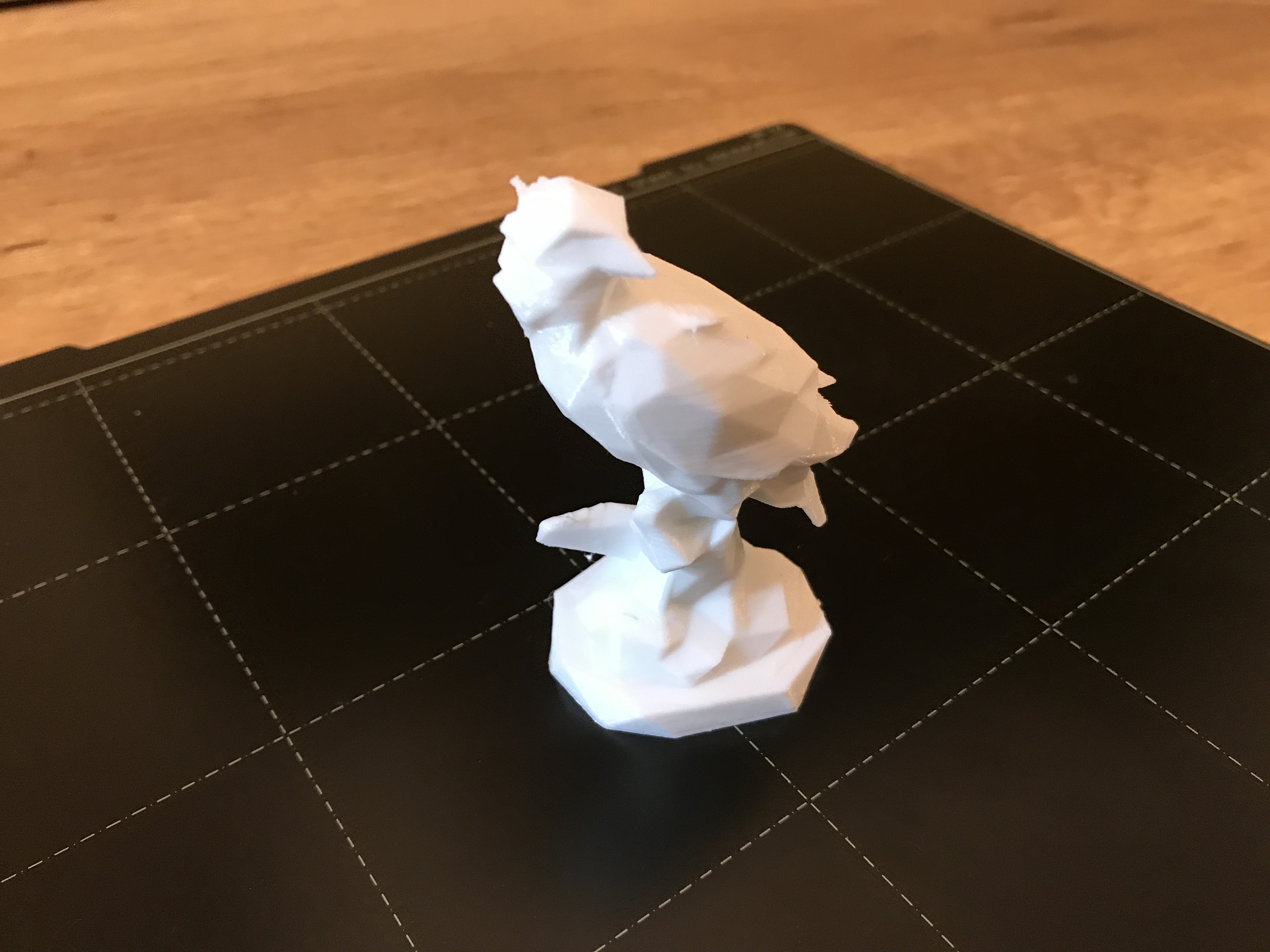 STL file Bird On The Rock ( Geometric ) 🐦・3D print design to download・Cults