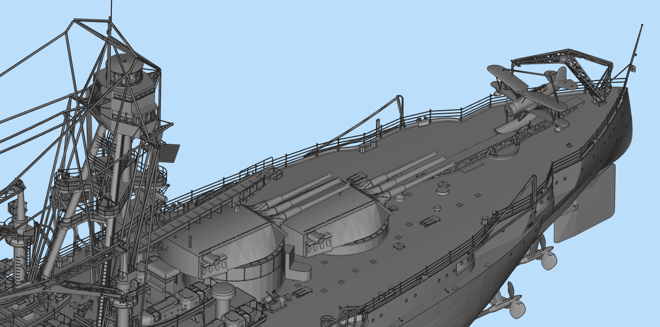 STL file Military Warship・3D printing idea to download・Cults