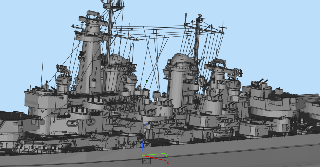 STL file warship・Template to download and 3D print・Cults