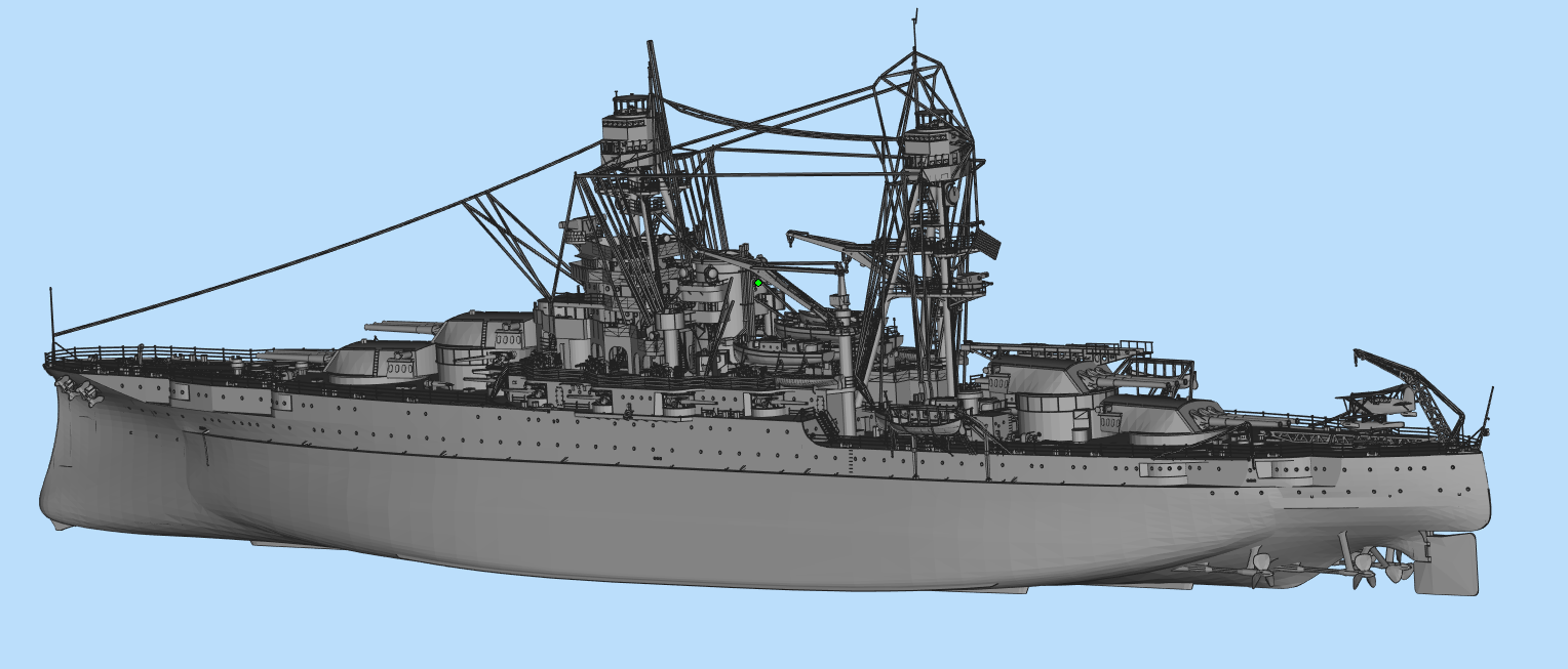 STL file Military Warship・3D printing idea to download・Cults