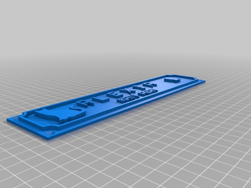 Free 3D file ALEXIA NAME TAG 🏢・3D printing idea to download・Cults