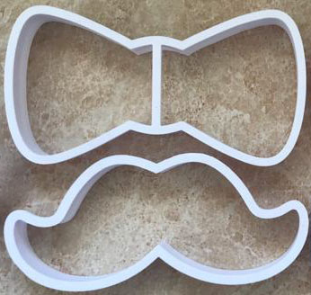 Moustache & Bow-tie Cookie Cutters