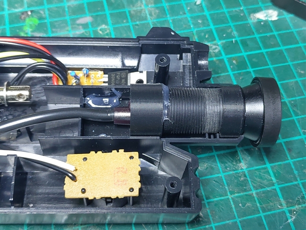 Free 3D file GUN4IR Virtua Gun/Stunner adapter brackets (Solenoid, Rumble, Fisheye Lens, Camera