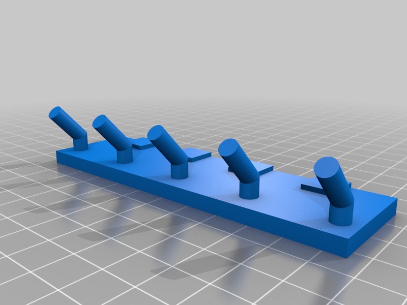 Pegboard Template 3D model
