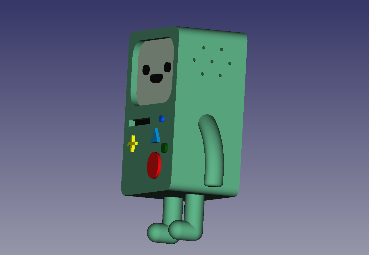 Бесплатный STL файл BMO・Шаблон для 3D-печати для загрузки・Cults