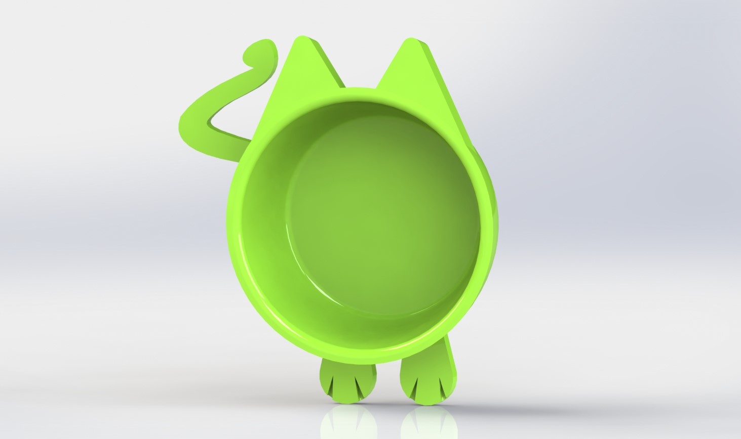 STL file CAT FOOD BOWL // CAT FOOD BOWL 🐱・Template to download and 3D