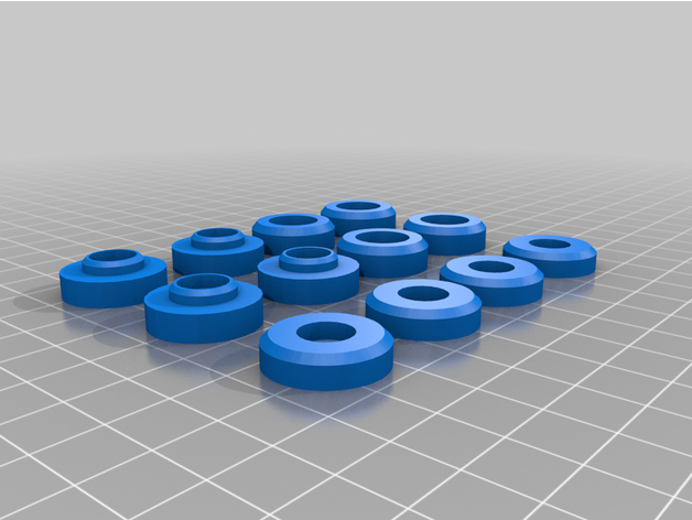 Free 3D file Kinematic Bed Mount Set Wave Springs Mounts・3D printing ...