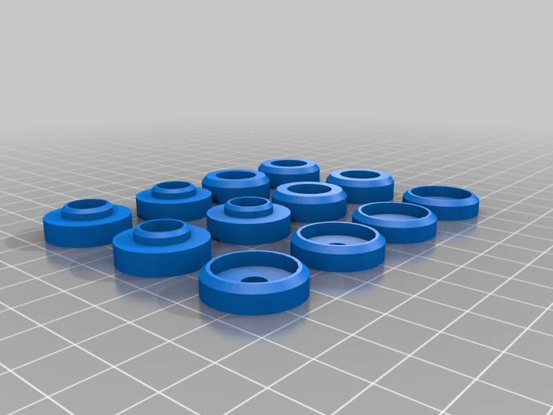 Free 3D file Kinematic Bed Mount Set Wave Springs Mounts・3D printing ...
