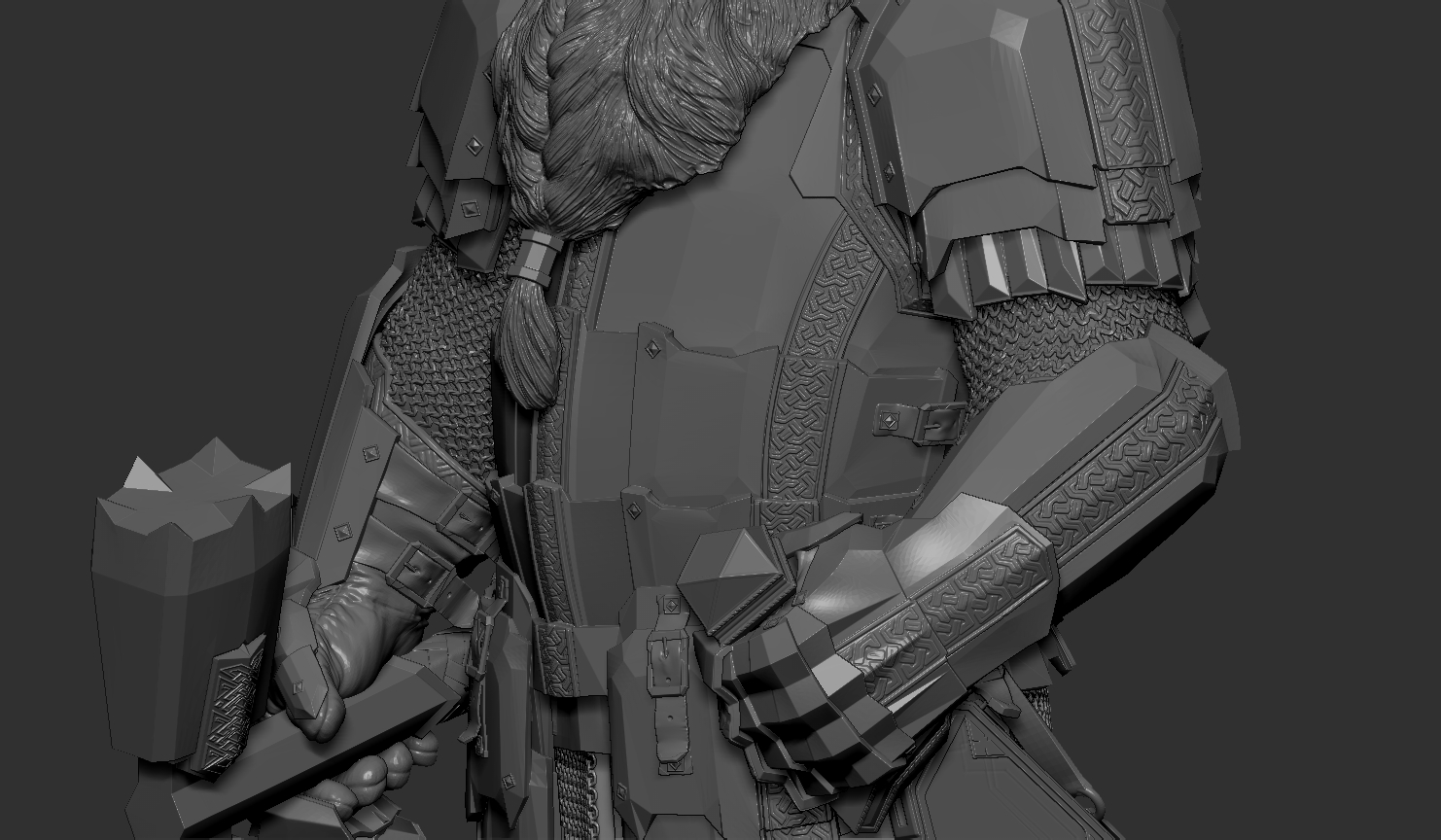 3D file Iron Hill Dwarf Collectable Presupported・3D printing model to