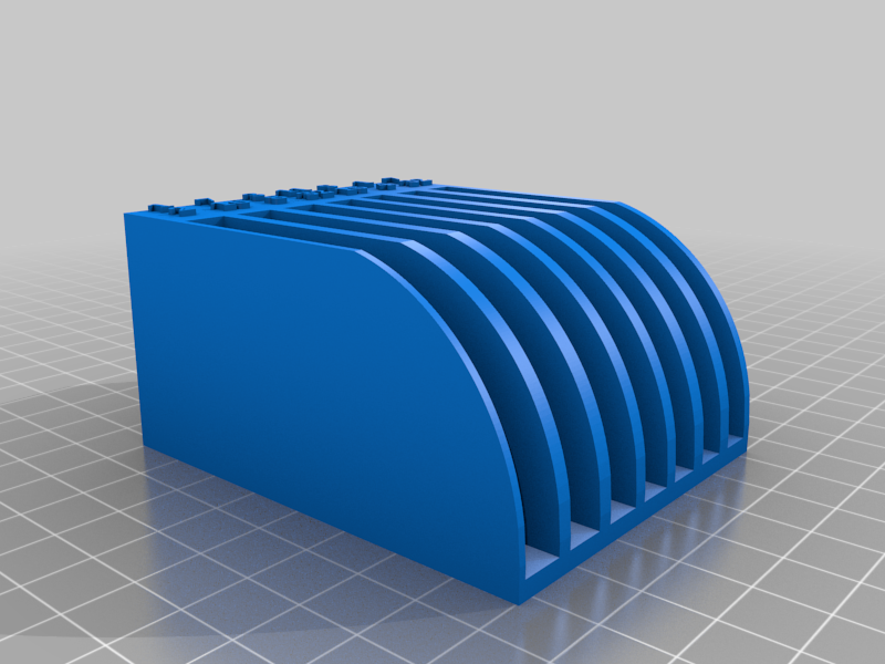 Wrench Rack for Combination Wrench Sets 3D model