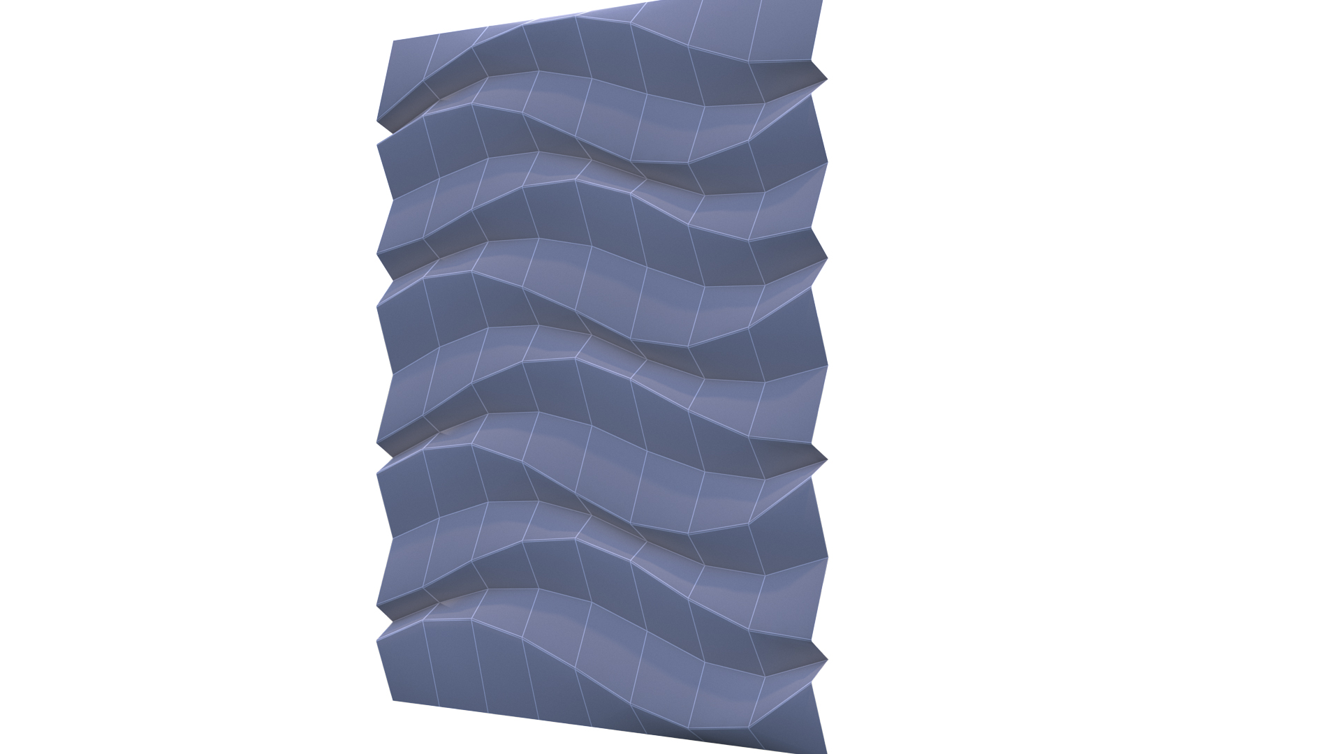 STL file 3D Panel Ripple Style 🪵・3D print model to download・Cults