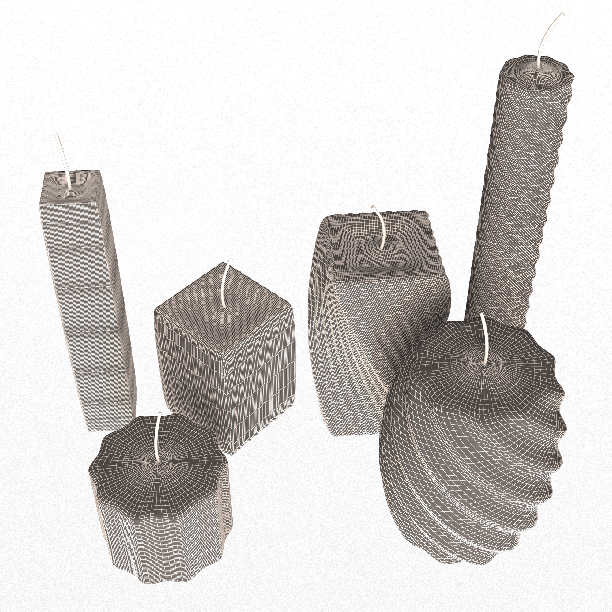 3D file Candle Collection・3D printer model to download・Cults