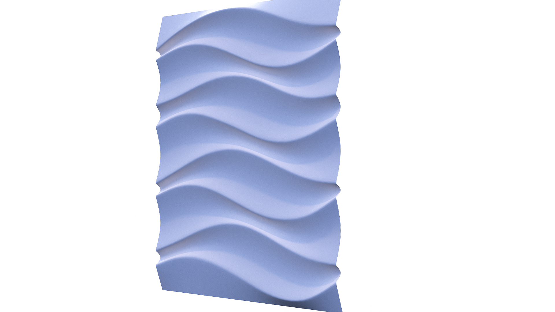 STL file 3D Panel Ripple Style 🪵・3D print model to download・Cults