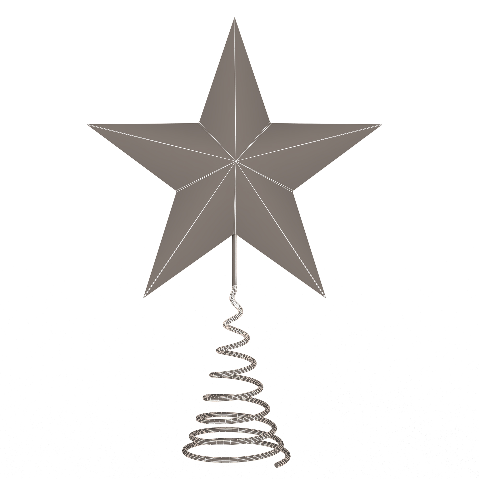 3D file Gold Star Tree Topper・3D printable model to download・Cults