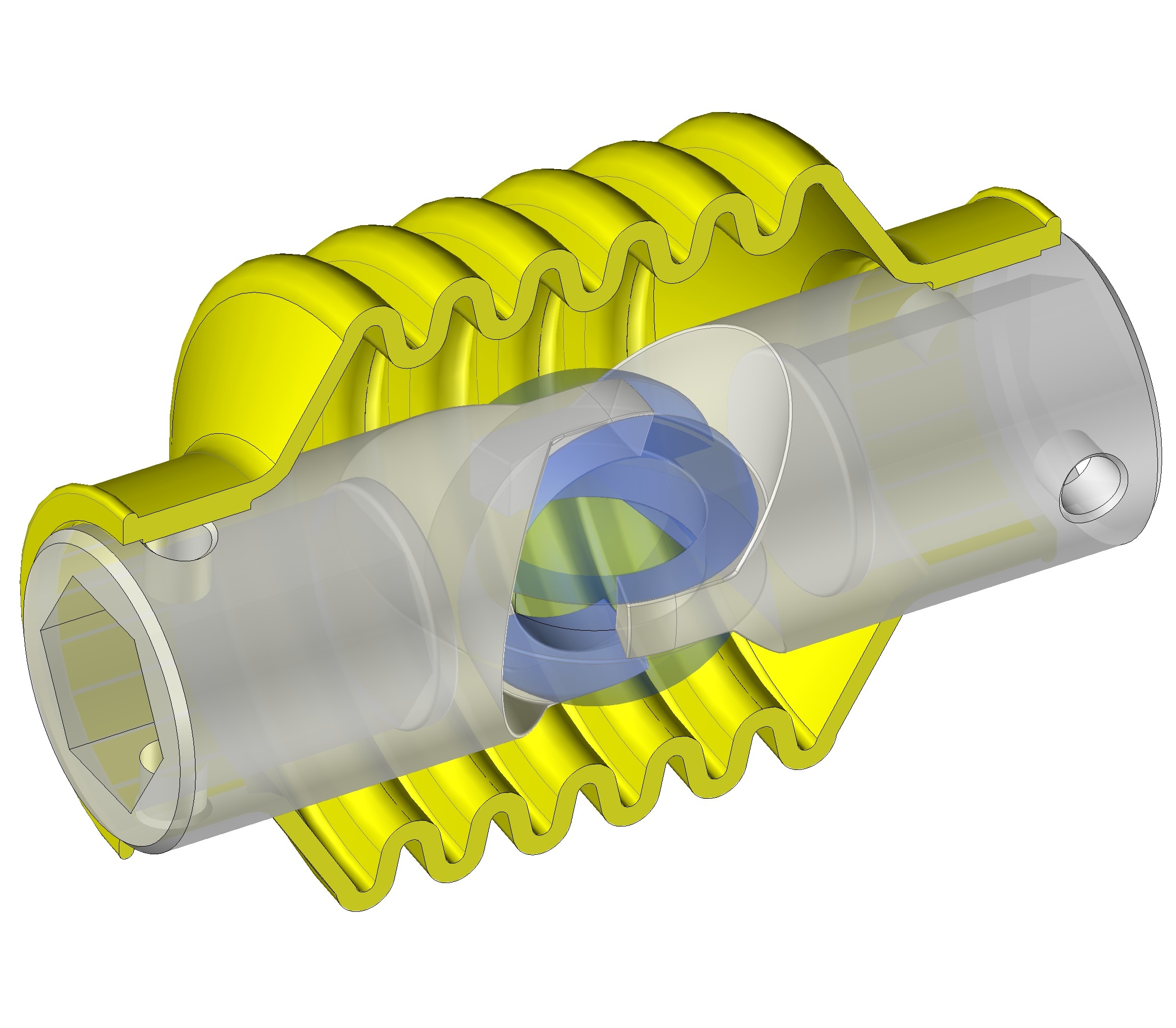 Free STL file Universal cardan with ball・Design to download and 3D