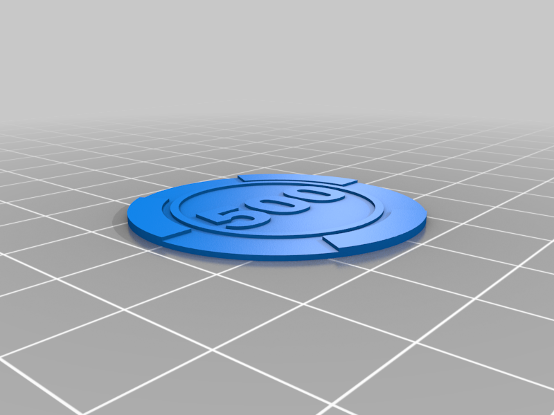 Free 3D file Monopoly Pokerchip-like Money with stand・3D printable ...