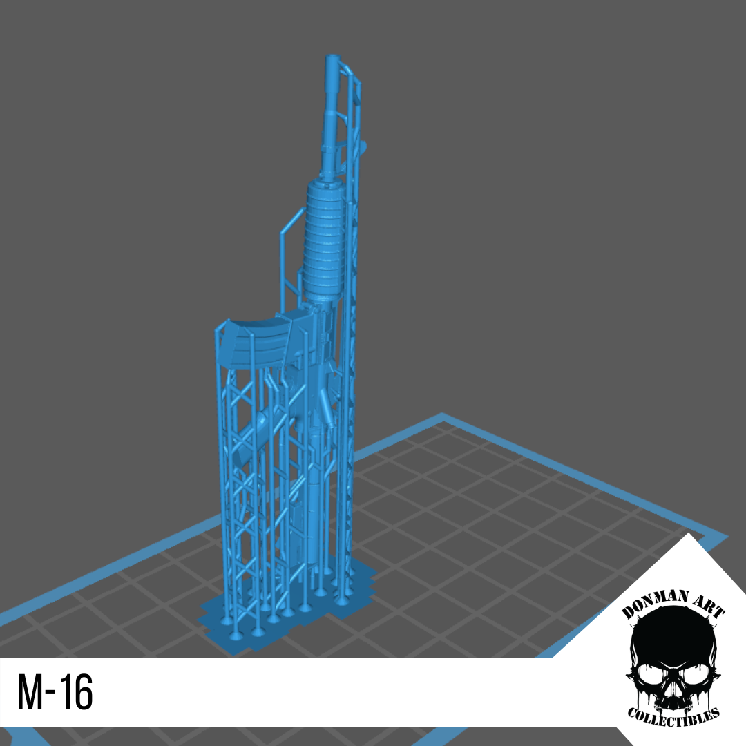 STL file M16 SCALE 1 12 FOR ACTION FIGURES ・3D printable model to ...