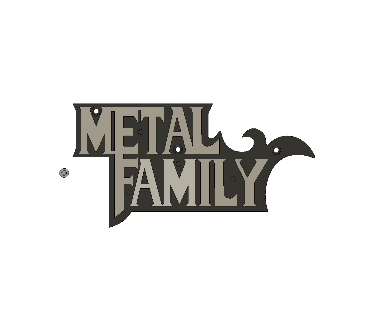 STL file Metal family・3D printing model to download・Cults