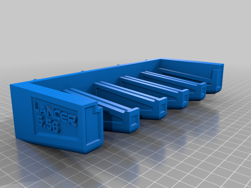 Free 3D file PMAG, Lancer , CMMG , AR15 Magazine Rack 📦・3D printing