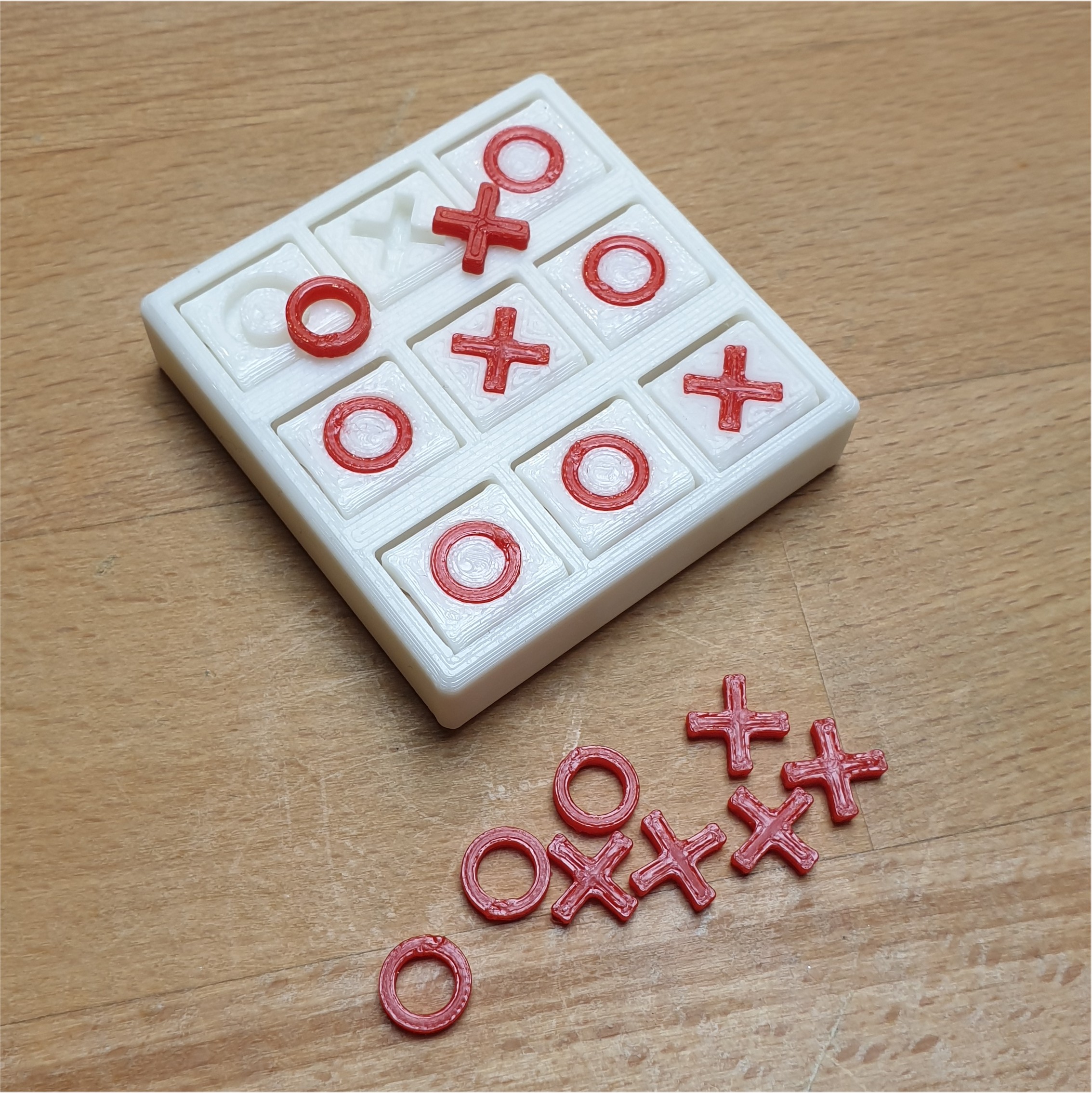 3D file Tic Tac Toe - pocket version・3D printing idea to download・Cults