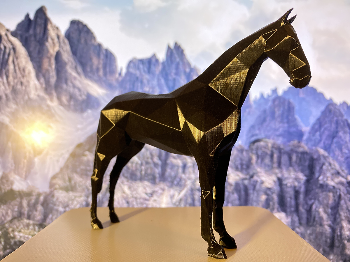 Fichier OBJ Cheval Low Poly 🐉・Objet pour imprimante 3D à télécharger・Cults