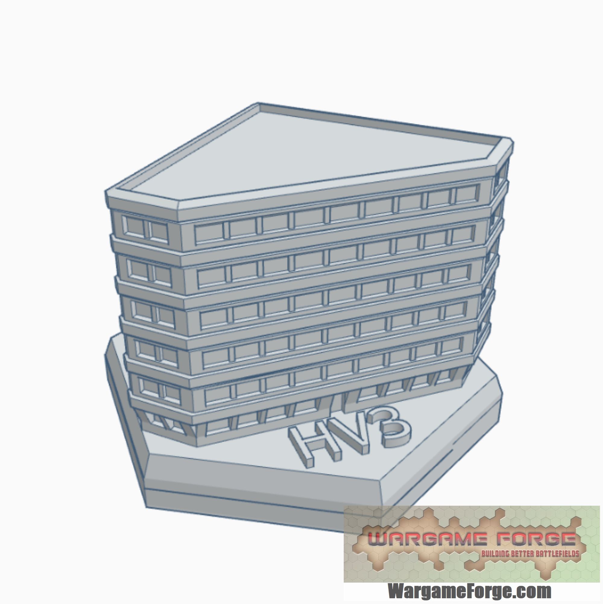 Sci-Fi Building 40 Hex Map Scale HMSSF040