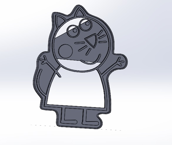 STL file Peppa pig cookie cutter - family and friends 🐖・3D printing template to download・Cults