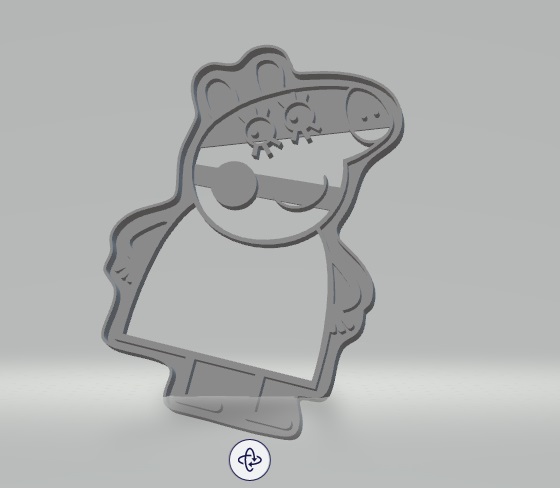 STL file Peppa pig cookie cutter - family and friends 🐖・3D printing template to download・Cults