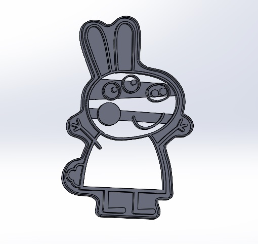 STL file Peppa pig cookie cutter - family and friends 🐖・3D printing template to download・Cults