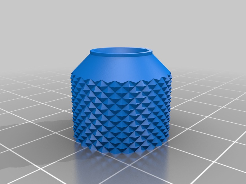 Free 3D file Knurled Knob for RepRapDiscount Smart Controller・Object to download and to 3D print