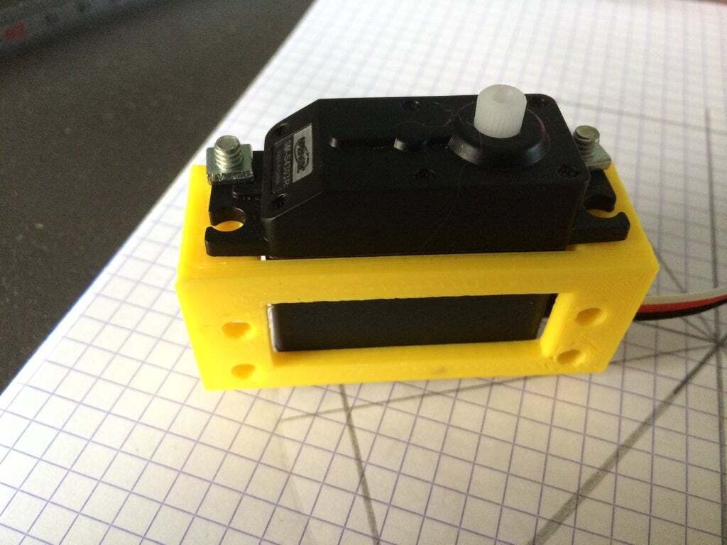 Free STL file Servo Bracket・3D printable design to download・Cults