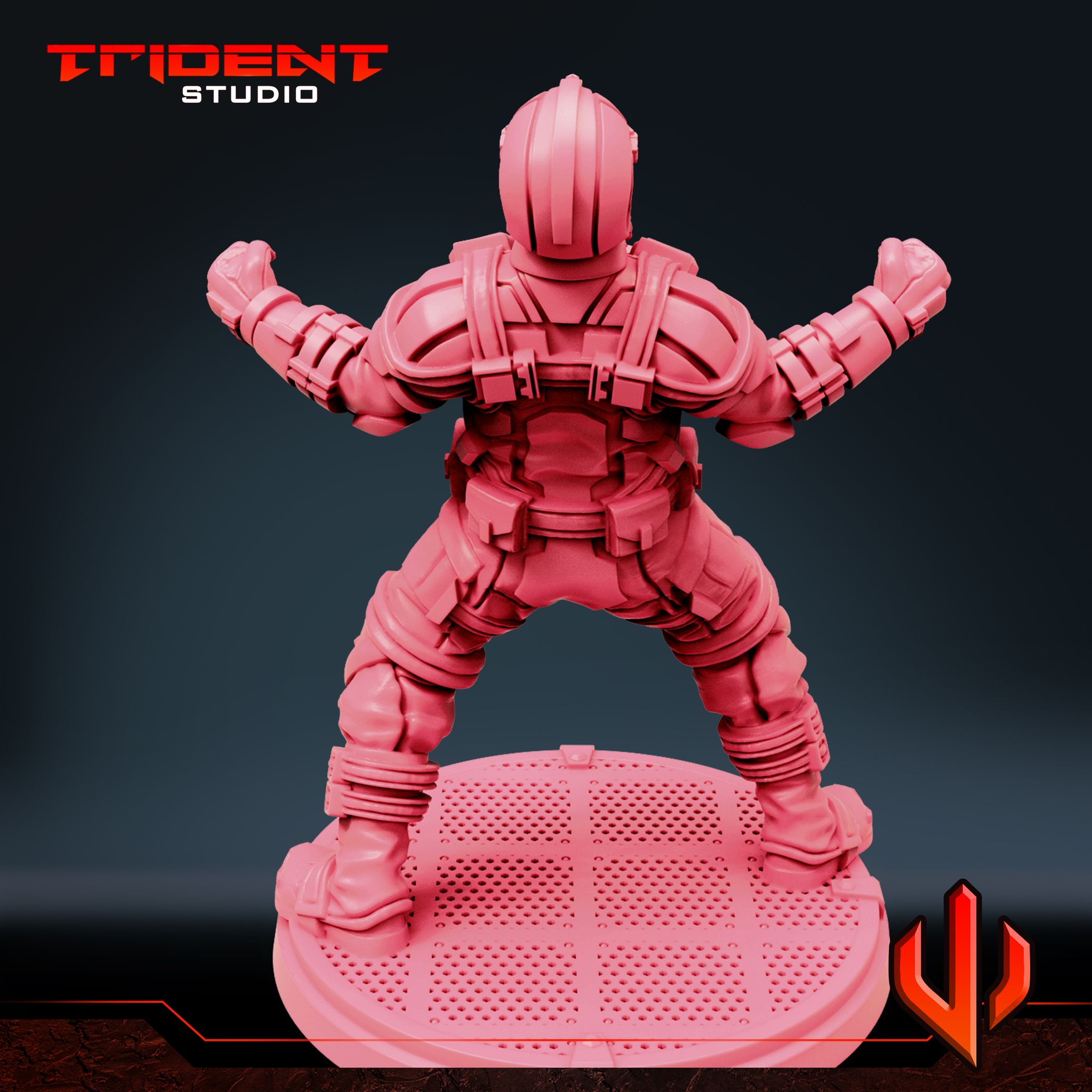 3D file RED DADDY NO SHIELD・3D printer model to download・Cults