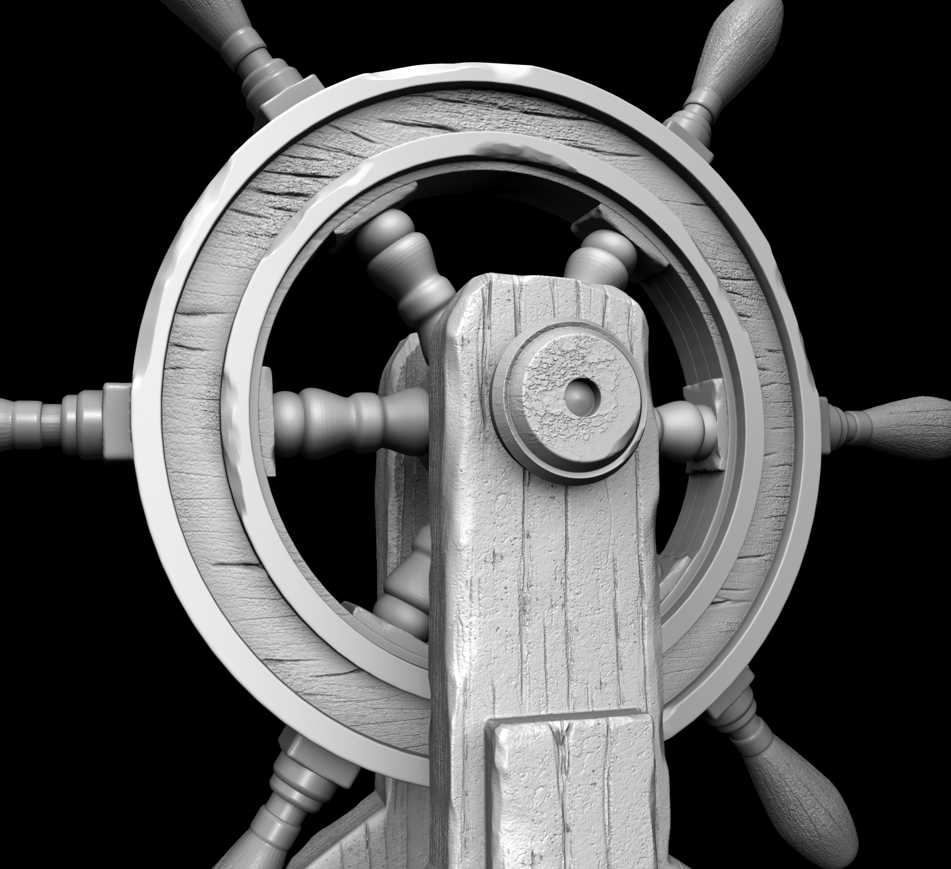 Timon Objecto Archivo STL Timón de barco 🚢・Objeto imprimible en 3D para descargar・Cults