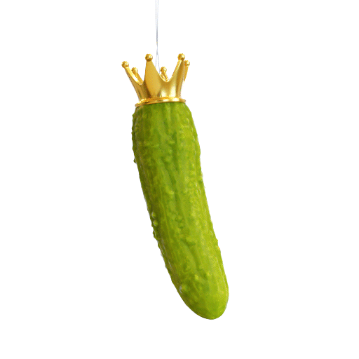 STL file Christmas Tree Pickle Joke Decoration 🎄・Model to download and