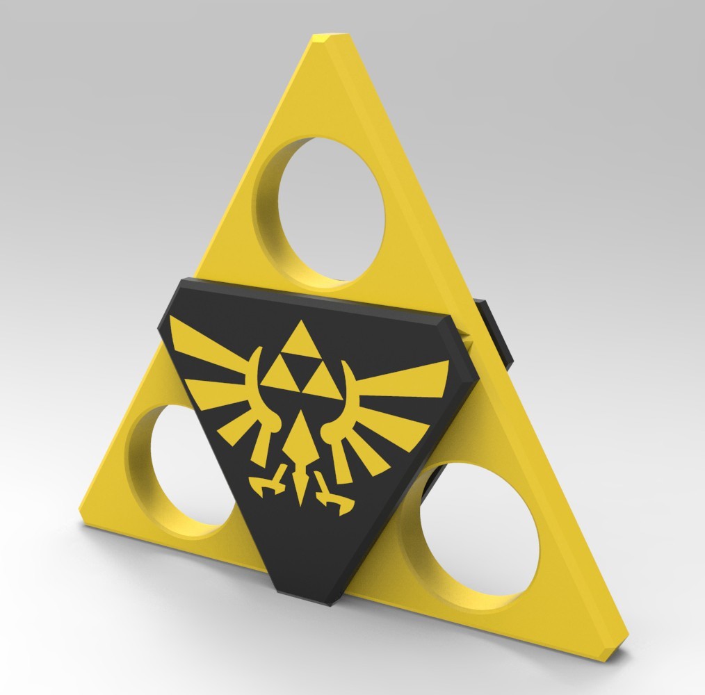 Download STL file Hand Spinner Zelda • Template to 3D print ・ Cults