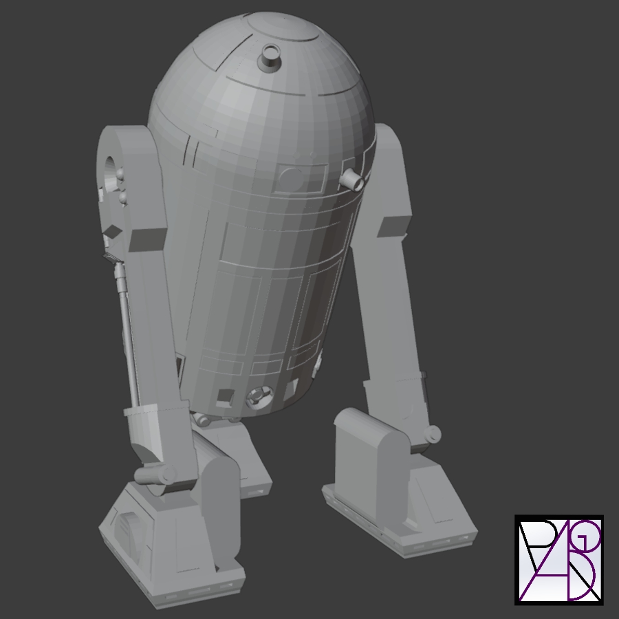 Free 3D file R2D2 (From Star Wars)・3D printable model to download・Cults