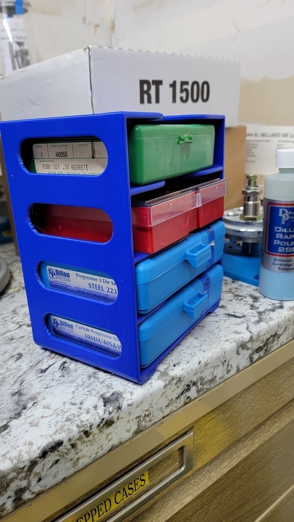 Free STL file Dillon Die Set Case Rack・3D printer design to download・Cults