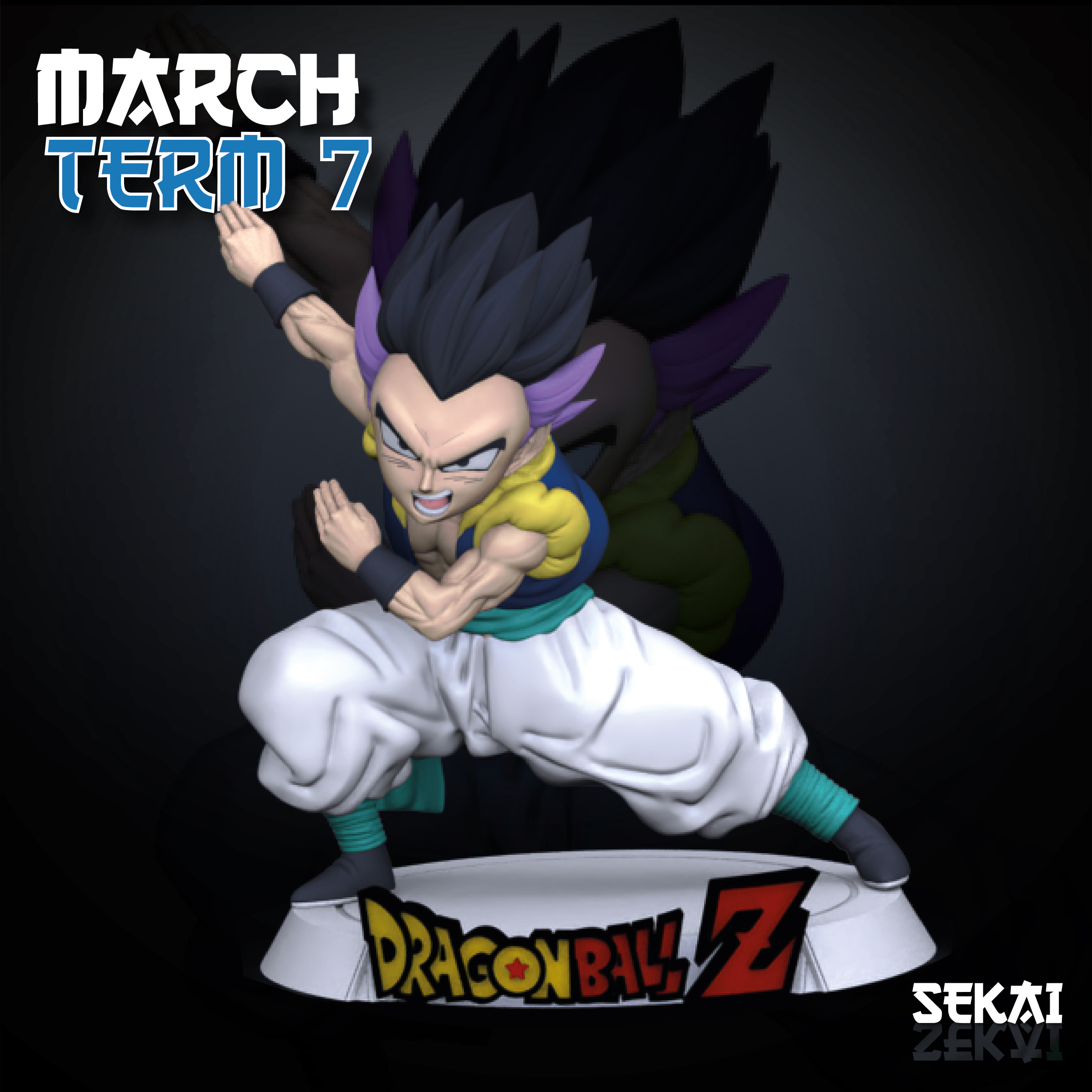 3D file Gotenks Sculpture - Sekai 3D Models - Tested and Ready for 3D  printing・3D print design to download・Cults