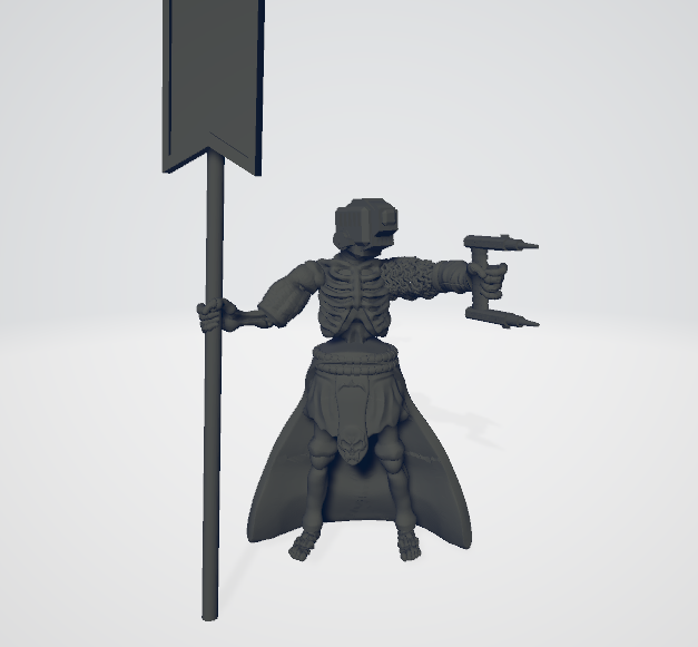Free STL File Necron Lychguard Proxy 3D Printable Model To Download Cults