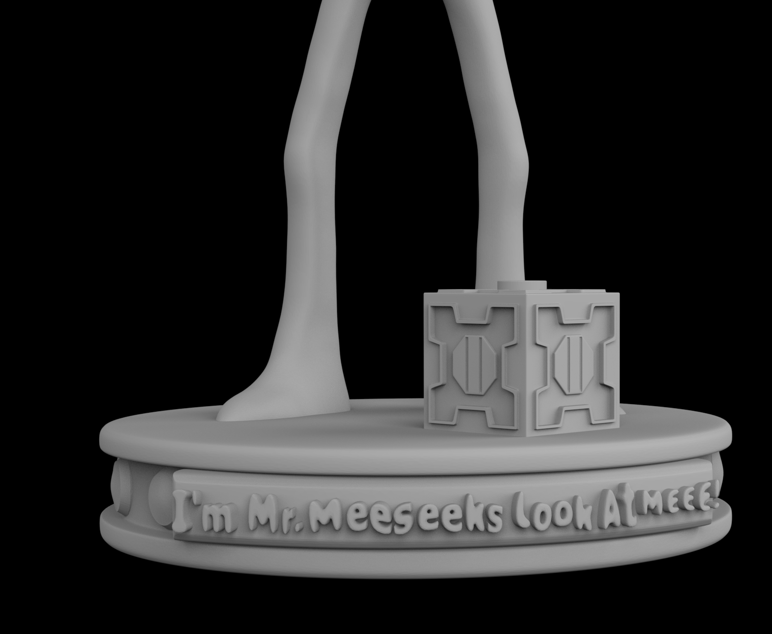 Free STL file MR. Meeseeks 🎲・Model to download and 3D print・Cults