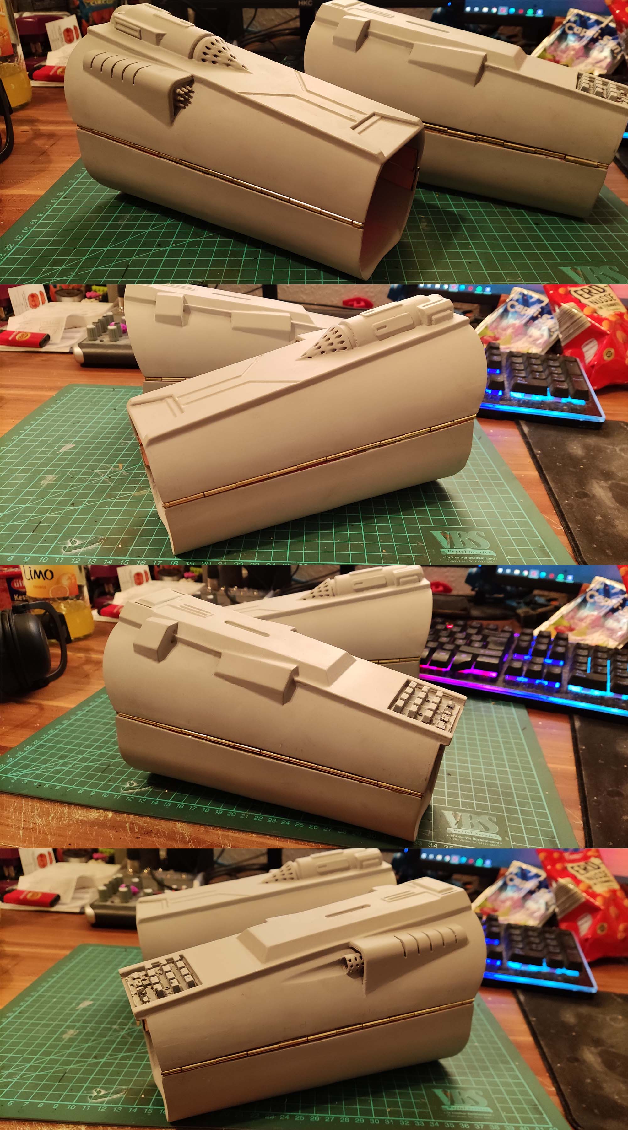 STL file Custom Mandalorian Gauntlet Right STL (Din Jarin Style)・3D