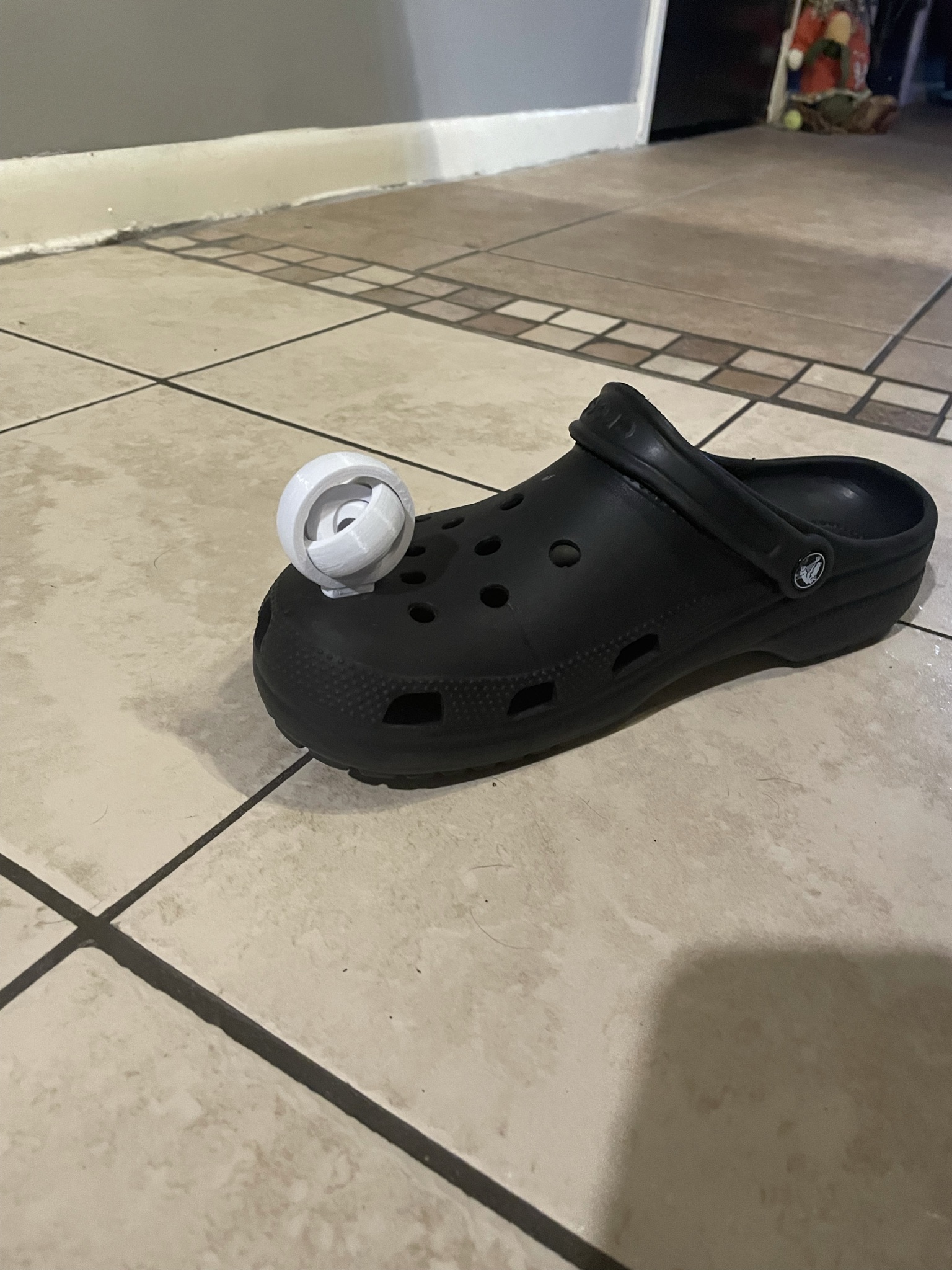 STL file Gyroscope Fidget Toy for Keychain and/or Crocs