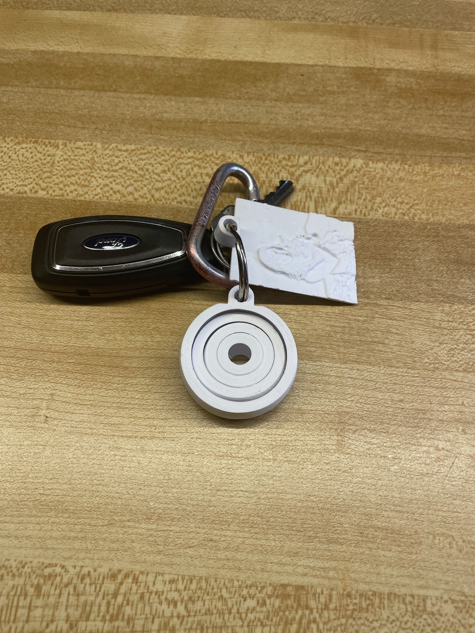 STL file Gyroscope Fidget Toy for Keychain and/or Crocs