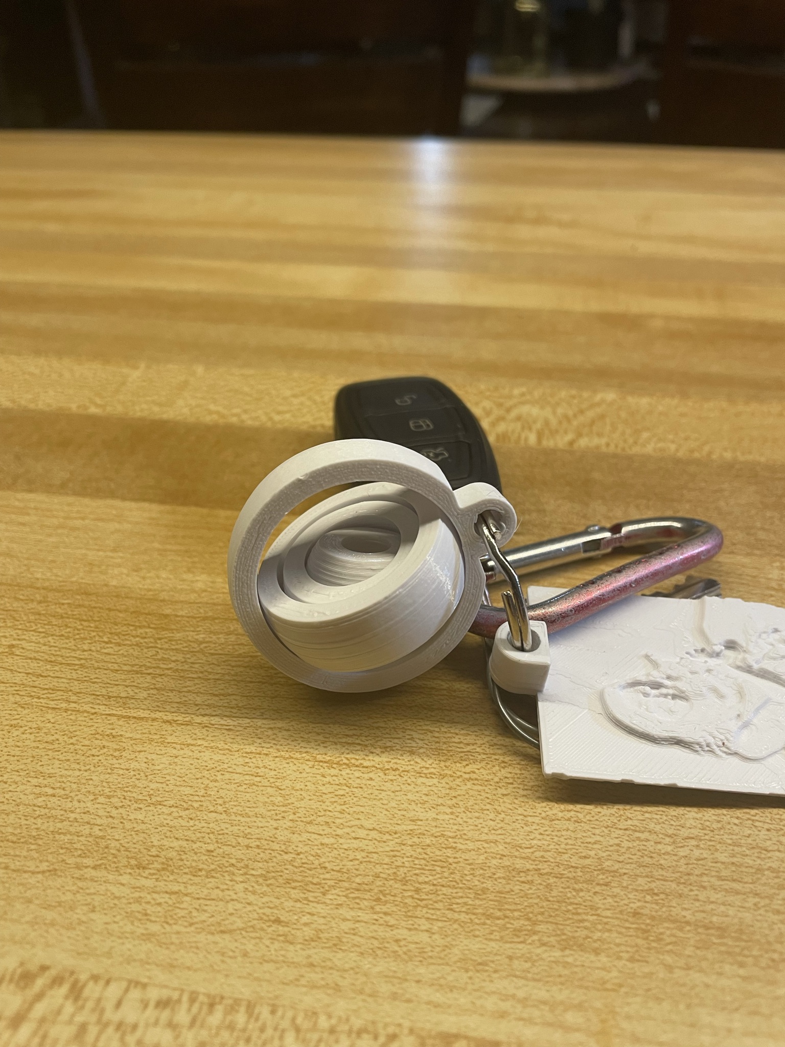 STL file Gyroscope Fidget Toy for Keychain and/or Crocs