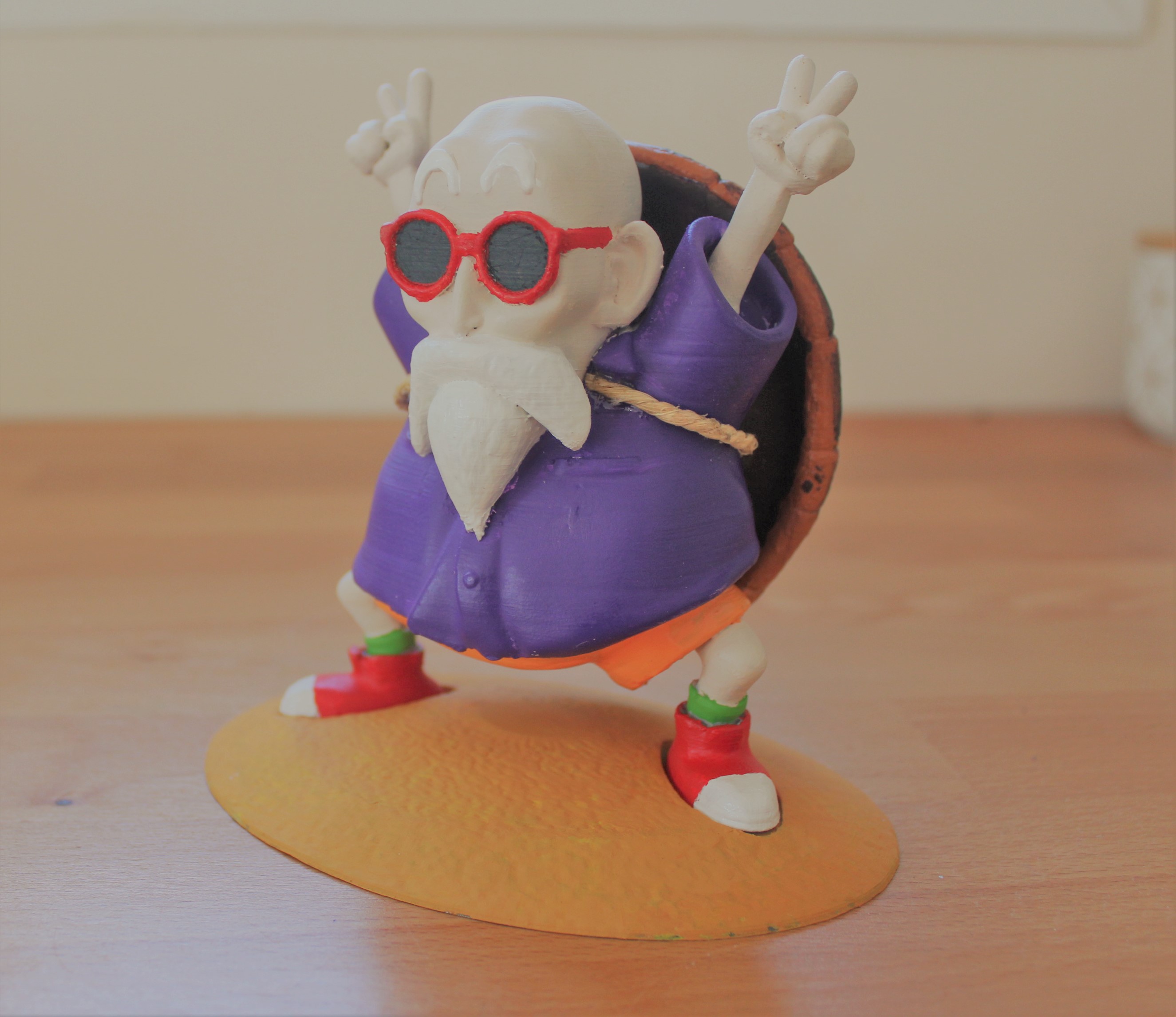 Download Stl File Dragon Ball Kame Sennin Sennin Turtle Genius 3d Printer Object Cults