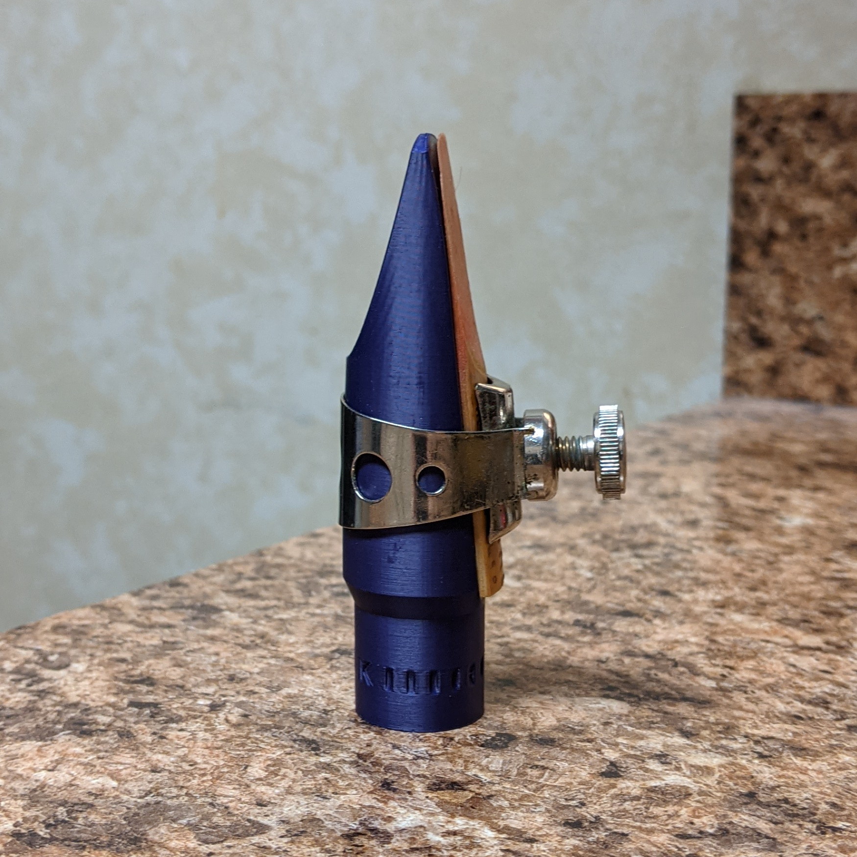 STL file CUSTOM ALTO SAX MOUTHPIECE 0.071" TIP OPENING・3D print object
