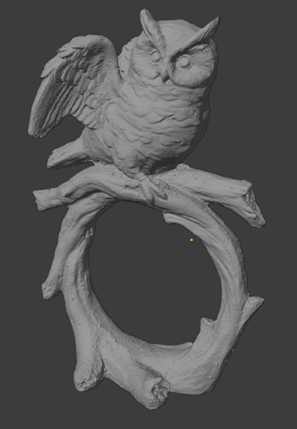 STL file Owl on the Tree branch 🦉・3D printing design to download・Cults
