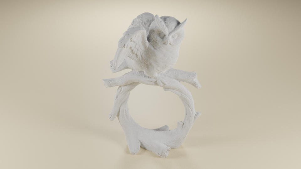 STL file Owl on the Tree branch 🦉・3D printing design to download・Cults
