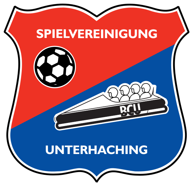 SPVGG Unterhaching block with logo 3D model